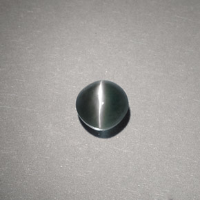 0.65カラットの天然グリーンChrysoberyl Cat's Eye（4.59 mm・ラウンドカット）