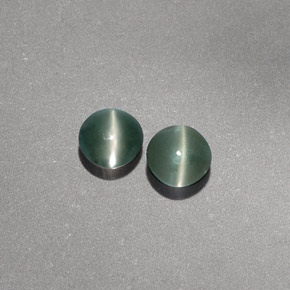 カラットの天然グリーンChrysoberyl Cat's Eye（3.81 mm・透明）