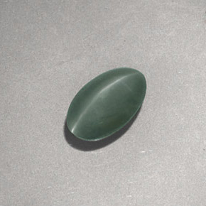 1.17カラットの天然グリーンChrysoberyl Cat's Eye（7.1×4.6 mm・オーバルカット）