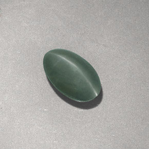 1.17カラットの天然グリーンChrysoberyl Cat's Eye（7.1×4.6 mm・オーバルカット）