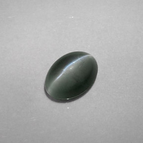 0.75カラットの天然グリーンChrysoberyl Cat's Eye（6×4.4 mm・透明）