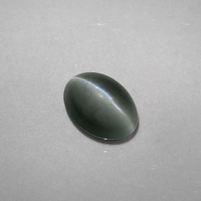 0.75カラットの天然グリーンChrysoberyl Cat's Eye（6×4.4 mm・透明）