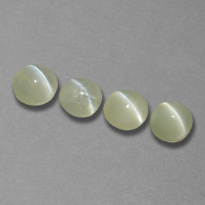 Shop natural 2.15ct クリームグリーン リソベリルキャッツアイ gems, ラウンド, from インド at GemSelect. In stock, global shipping!