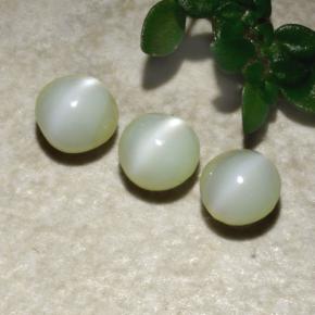 Shop natural 1.31ct グリーン リソベリルキャッツアイ gems, ラウンド, from インド at GemSelect. In stock, global shipping!