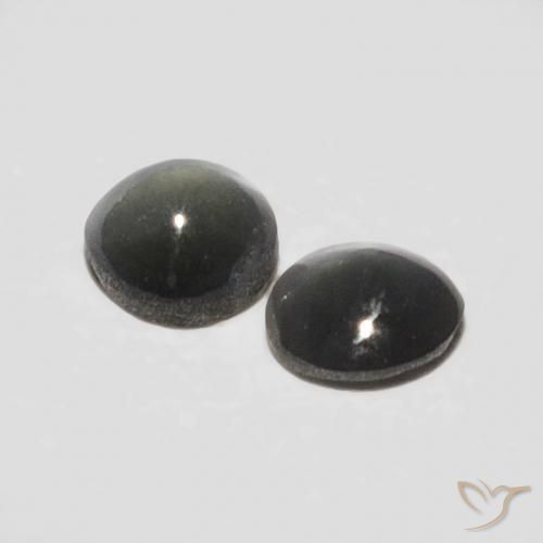 Shop natural 0.36ct 灰色がかった黒 リソベリルキャッツアイ gems, 楕円形, from スリランカ at GemSelect. In stock, global shipping!