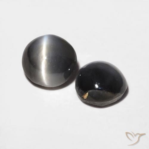 Shop natural 0.67ct シルバーグレー リソベリルキャッツアイ