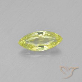 1.46ct 天然 ミディアムイエロー クリソベリル, マーキーズ, VVS-VS, Photo A