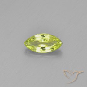 1.01ct 天然 ミディアムイエロー クリソベリル, マーキーズ, VVS