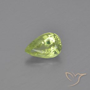 1.08ct 天然 ライトグリーン クリソベリル, 洋梨の形, VVS-VS, Photo A