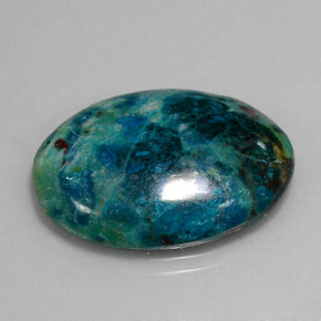 18.82カラットの天然マルチカラークリソコラ（25×18.2 mm・オーバルカット）