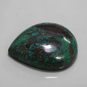 98.92カラットの天然マルチカラークリソコラ（34.2×30.6 mm・洋梨の形）