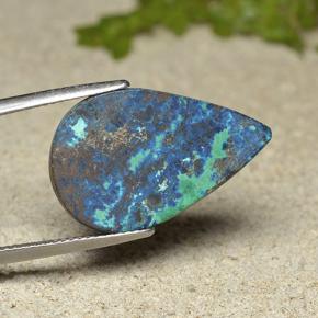 12.02カラットの天然マルチカラークリソコラ、洋梨の形、オペーク