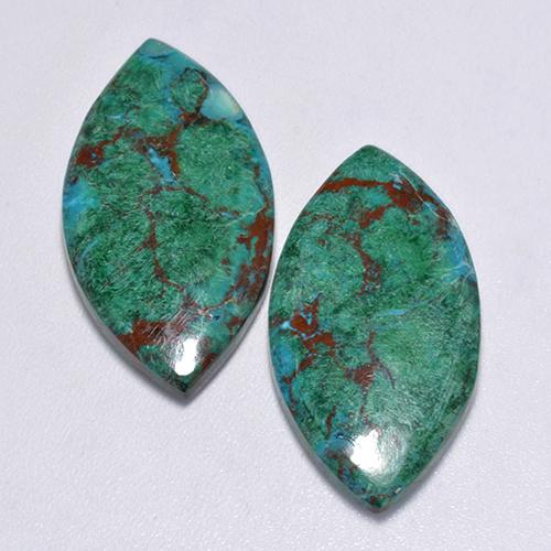 自然派の商品を探す 17.55ct マルチカラー クリソコラ 宝石, マーキーズ, オーストラリア からGemSelectで. 在庫あり、世界各国へ発送!