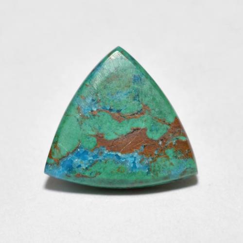 2.07カラットの天然マルチカラークリソコラ（11.2×10.4 mm・トリリアント）