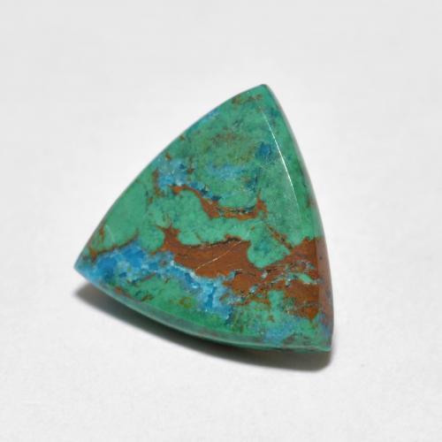 2.07カラットの天然マルチカラークリソコラ（11.2×10.4 mm・トリリアント）
