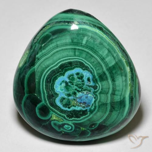 52.80ct 天然 マルチカラー クリソコラ, 洋梨の形, オペーク
