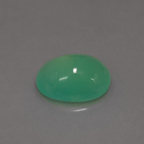 1.15カラットの天然グリーンクリソプレーズ（8.1×6.1 mm・オーバルカット）