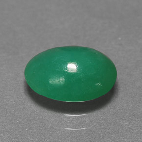 1.45カラットの天然グリーンクリソプレーズ（9.1×7.1 mm・オーバルカット）