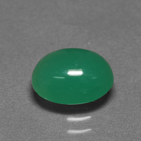 1.96カラットの天然グリーンクリソプレーズ（9×7 mm・オーバルカット）