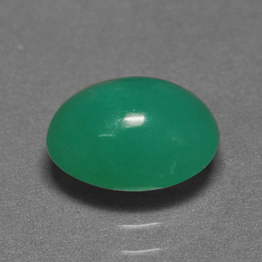 1.98カラットの天然グリーンクリソプレーズ（9.1×7.2 mm・オーバルカット）
