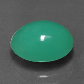 2.58カラットの天然グリーンクリソプレーズ（10×7.7 mm・オーバルカット）