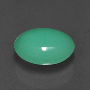 1.47カラットの天然グリーンクリソプレーズ（8.9×6.7 mm・オーバルカット）