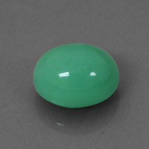 2.70カラットの天然グリーンクリソプレーズ（9.2×7.7 mm・オーバルカット）