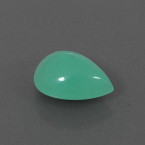 1.94カラットの天然グリーンクリソプレーズ（10×7.3 mm・洋梨の形）