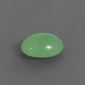 2.20カラットの天然グリーンクリソプレーズ（9.7×7.5 mm・透明）
