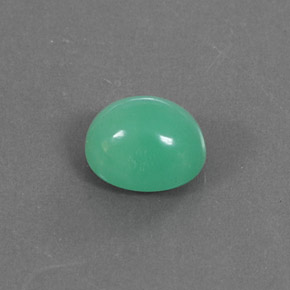 2.52カラットの天然グリーンクリソプレーズ（8.7×7.8 mm・オーバルカット）