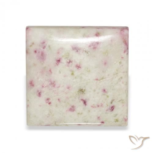 13.59ct 天然 マルチカラー 辰砂, 四角形, オペーク