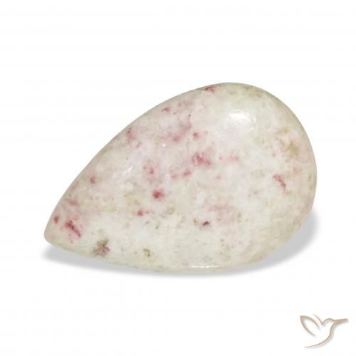 13.15ct 天然 マルチカラー 辰砂, 洋梨の形, オペーク