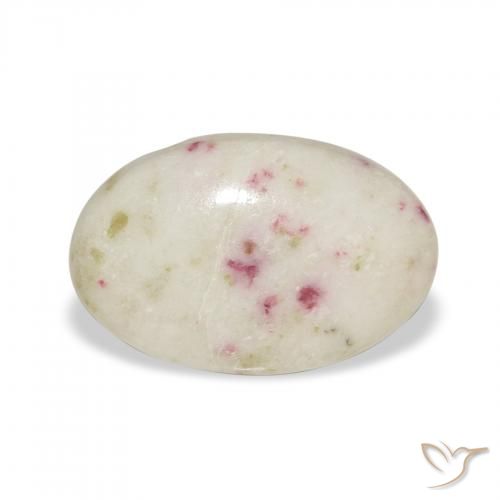 6.28ct 天然 マルチカラー 辰砂, 楕円形, オペーク