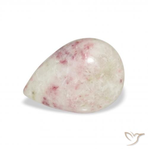 6.94ct 天然 マルチカラー 辰砂, 洋梨の形, オペーク