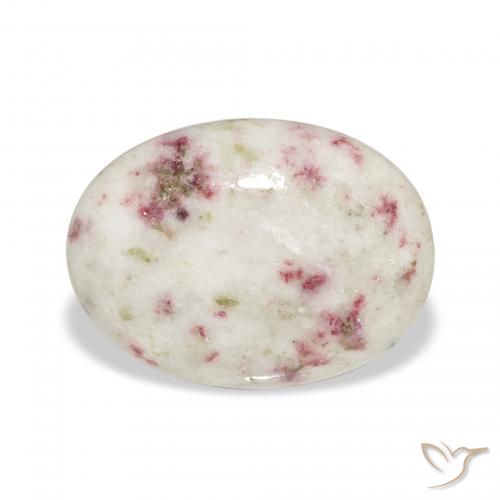 9.45ct 天然 マルチカラー 辰砂, 楕円形, オペーク
