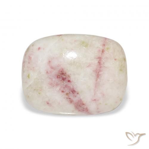 6.46ct 天然 マルチカラー 辰砂, クッション, オペーク