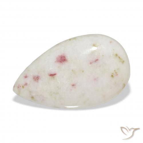 14.91ct 天然 マルチカラー 辰砂, 洋梨の形, オペーク