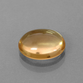 2.44カラットの天然ゴールデンイエローシトリン（10.5×8.7 mm・オーバルカット）