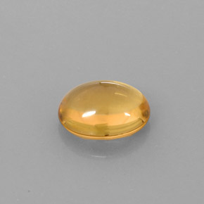 2.66カラットの天然ゴールデンイエローシトリン（10.3×8.4 mm・オーバルカット）