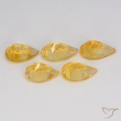 Shop natural 3.36ct Medium Gold  シトリン gems, 洋梨の形, from ブラジル at GemSelect. In stock, global shipping!