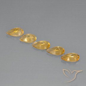 Shop natural 3.59ct Light Orange-Gold  シトリン gems, 洋梨の形, from ブラジル at GemSelect. In stock, global shipping!