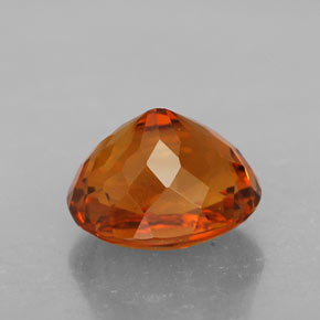 5.81カラットの天然イエローオレンジシトリン（12×10.1 mm・オーバルカット）