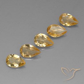 Shop natural 3.03ct 薄いゴールド シトリン gems, 洋梨の形, from ブラジル at GemSelect. In stock, global shipping!