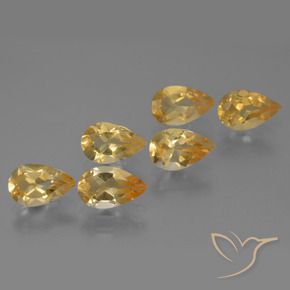 Shop natural 4.70ct Medium Gold  シトリン gems, 洋梨の形, from ブラジル at GemSelect. In stock, global shipping!