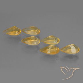 Shop natural 4.70ct Medium Gold  シトリン gems, 洋梨の形, from ブラジル at GemSelect. In stock, global shipping!