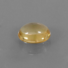 2.62カラットの天然ゴールデンイエローシトリン（10.7×8.8 mm・オーバルカット）