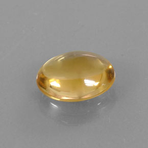 2.77カラットの天然ゴールデンイエローシトリン（10.9×9.1 mm・オーバルカット）