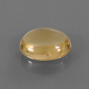 2.52カラットの天然ゴールデンイエローシトリン（10.6×8.4 mm・オーバルカット）