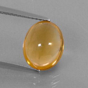 2.62カラットの天然ゴールデンイエローシトリン（10.6×8.6 mm・オーバルカット）