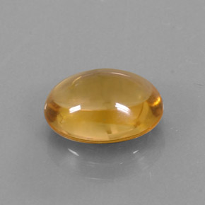 2.62カラットの天然ゴールデンイエローシトリン（10.6×8.6 mm・オーバルカット）